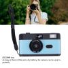 XUMIUZIY Film Camera 35MM, Retro Reusable Camera with 28MM f/8 Lens and Flash, for Photography Enthusiasts and Documentary Use (Black Blue) view 4