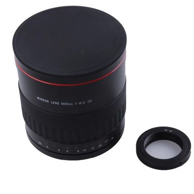 Compatible for Canon 50D 40D 850D 800D 600D 4000D 2000D EOS Rebel T7 T6 900mm F8.0 Telephoto Mirror Lens with Tripod Mount(F)