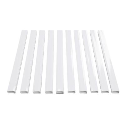 10Pcs Wire Covers Cord Hider Compatibility with TV on Wall Concealer Cable Cover PVC Flame Retardant Management