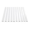 10Pcs Wire Covers Cord Hider Compatibility with TV on Wall Concealer Cable Cover PVC Flame Retardant Management view 1