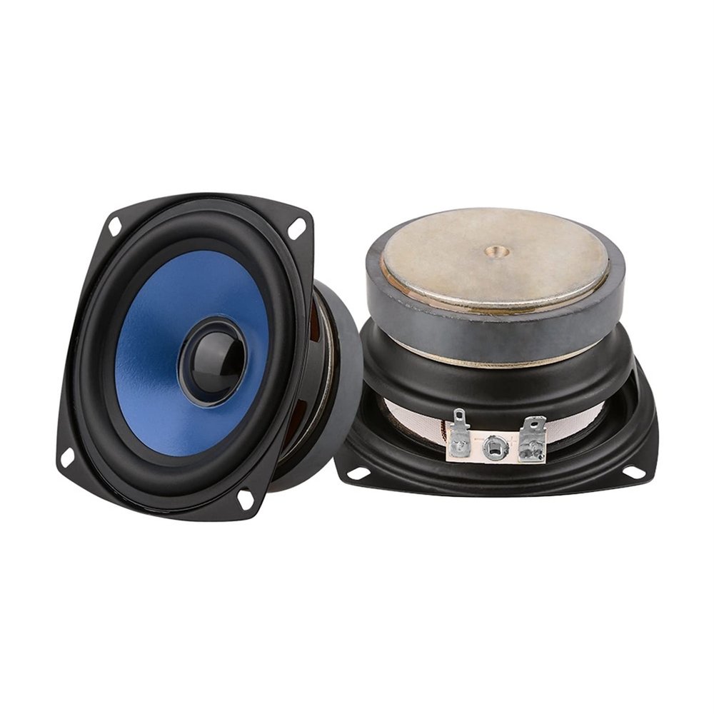HANLIMAN 3.5 Inch Full Range Speaker 4 Ohm 20W 2Pcs for Home Theater, Portable Sound Column