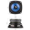 HANLIMAN 3.5 Inch Full Range Speaker 4 Ohm 20W  2Pcs for Home Theater, Portable Sound Column view 2