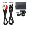 LINGQE HDMI to AV S-Video CVBS Video Converter to SVIDEO+S Video Switcher Adaptor HD 3RCA PAL/NTSC Switch for TV PC Blue-Ray DVD(US Plug) view 2
