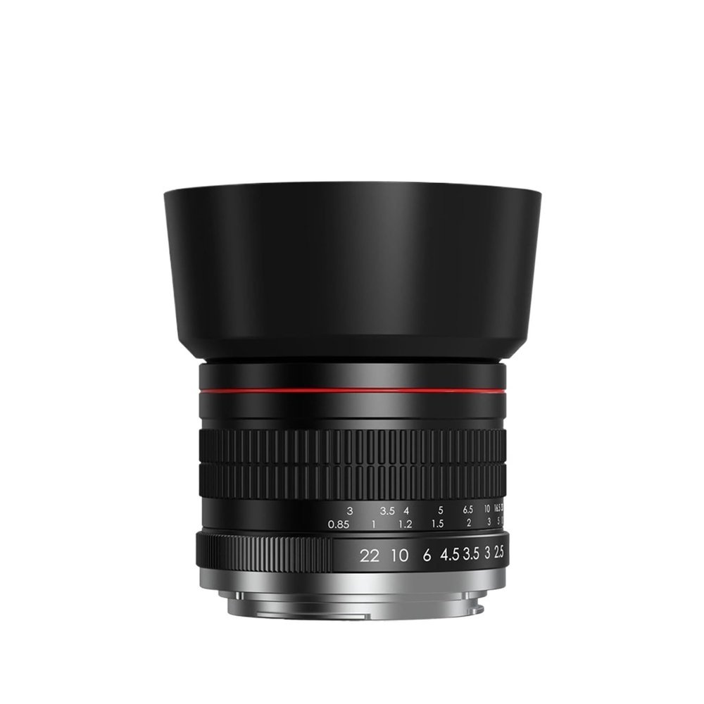 Compatible for Canon EOS Rebel T7 T6 90D 80D 85mm f/1.8 Manual Focus Portrait Lens(EF)