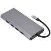 11 in 1 Type C Hub, USB C Docking Station with 4K, 100W PD Charging, Ethernet, 3.5mm o, USB 3.0/2.0 Ports, Aluminum y Type C Dock for, XPS, Mate 10 Pro view 3