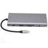 11 in 1 Type C Hub, USB C Docking Station with 4K, 100W PD Charging, Ethernet, 3.5mm o, USB 3.0/2.0 Ports, Aluminum y Type C Dock for, XPS, Mate 10 Pro view 4