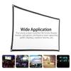 2020 New Projector Simple Curtain Anti-Light Screen 60/72/ 84/100 /120 Home Outdoor Office Portable 4:3 view 4