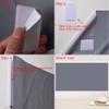 133" Portable Foldable Projector Screen 16:9 Metal Layer Light Resistant Home Movie Reflective Magic Pastes Easy to use view 3