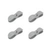 4pcs Cord Manager For Kitchen Appliance Wire Holder Cable Winder Bathroom Office Cord Management Cord Organizer Clips Wrapper(4pcs Grey) view 1