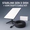 STARLINK GEN 3 Dish Region Free + 150FT Cable Included - 3rd Gen Antenna with Wi-Fi Router  Star Links High-Speed Internet for RVs, Camping, Travel, Remote Work, and Off-Grid Use, Internet Kit view 2