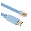 ABKMXZKD 1.8M USB to RJ45 for USB Console Cable Console Debug Line A7H5 for H3C Arba 9306 Router Rollover Console view 4