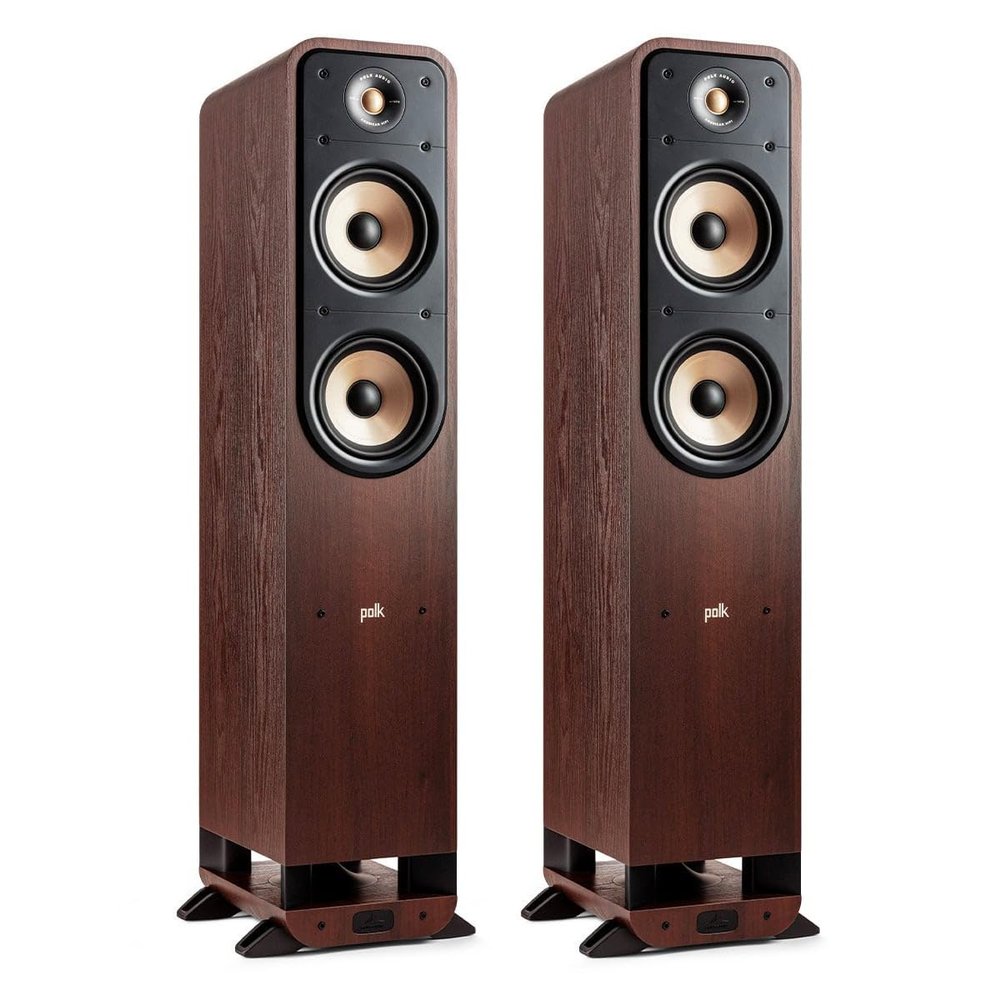 Polk Audio Signature Elite ES55 Hi-Fi Home Theater Floorstanding Speakers - Pair (Walnut)