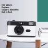 PUSOKEI 35mm Film Camera, Reusable Retro Film Camera with Built in 27 Color Films and Flash, 28mm F8 Lens Manual Focus, for Students Adults Birthday Gifts (Black White) view 2
