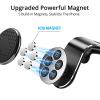 OUTMX Car Phone Holder Magnetic Air Vent for VW Volkswagen Taos 2022 2023 2024 2025 Accessories, 360 Adjustable L Type Car Mount Cell Phone Automobile Cradles,Silver view 3