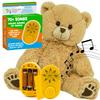 Friendly Songs 19 Plush Teddy Bear + MP3 Sound Module Bundle Soft Stuffed Animal with 2 Hour USB MP3 Playback Device for Custom Messages, Songs, and Stories view 1