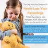 Friendly Songs 19 Plush Teddy Bear + MP3 Sound Module Bundle Soft Stuffed Animal with 2 Hour USB MP3 Playback Device for Custom Messages, Songs, and Stories view 3
