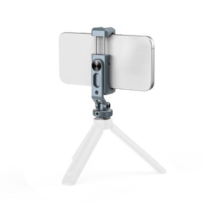 Diydeg Phone Tripod Mount, 360 Degree Rotatable Bracket Universal Phone Holder Adjustable Clamp, 1/4in Screw Clip Aluminum Alloy Phone Stand Holder Clamp for Smartphones