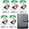 FUJIFILM Instax Mini Instant Film Bundle for Mini EVO, Mini 12, Mini 11, Mini Liplay and Mini 41 Cameras, Includes: Instant Mini Film and 108 Pocket Mini Instax Photo Album, Black (100 Exposures) view 1