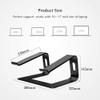 BowyTrading Vertical Laptop Stand, Notebook Computer Holder, Aluminum y Heat Dissipation Bracket with Cable, Non Slip ase for Desktop PC and Laptop, view 4