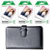 FUJIFILM Instax Mini Instant Film Bundle for Mini 12, 11, 40, 41, EVO and Liplay Cameras, Includes: Instant Mini Film and 108 Pocket Mini Instax Photo Album, Black (60 Exposures) view 1