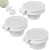 GALPADA 3-Pack Leak-Proof Shampoo Bottle Caps TPE Replacement Bottle Lids for Shower Gel Bathroom Lid Replacement for Jars Kitchen Condiment Lid Universal Fit view 1