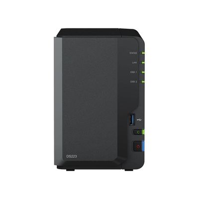 Synology DiskStation DS420j NAS Server with 1.4GHz CPU, 1GB Memory, 8TB HDD Storage, 1 x 1GbE LAN Port, DSM Operating System