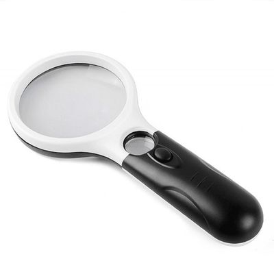 Portable Handheld Illuminated Magnifier Magnifying Glass Lens LED Light Aid for Seniors