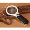 Portable Handheld Illuminated Magnifier Magnifying Glass Lens LED Light Aid for Seniors view 2