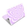 Baocool Laptop Skin Sticker Decal,12" 13" 13.3" 14" 15" 15.4" 15.6 inch Laptop Skin Sticker Cover Art Decal Protector Notebook PC (Purple Butterflies) view 1