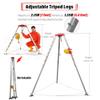 Adjustable Confined Space Tripod with Self-Locking Device for Firefighting and Rescue, 1200-2600 Lbs Capacity, Ideal for Manhole and Confined Space Operations view 4