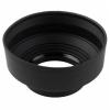 49 52 55 58 62 67 72 77 82mm 3-Stage 3 in1 Collapsible Rubber Foldable Lens Hood for Canon for Nikon DSIR Lens Camera Excellent(52mm) view 4