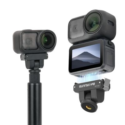 Dual-Direction Magnetic Mount Adapter for DJI OSMO Nano, 1/4" Thread Extension Base 180 Adjustable Rotating Front-to-Back Tilt Adjustment Quick-Release Plate Accessories