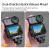 Dual-Direction Magnetic Mount Adapter for DJI OSMO Nano, 1/4" Thread Extension Base 180 Adjustable Rotating Front-to-Back Tilt Adjustment Quick-Release Plate Accessories view 4