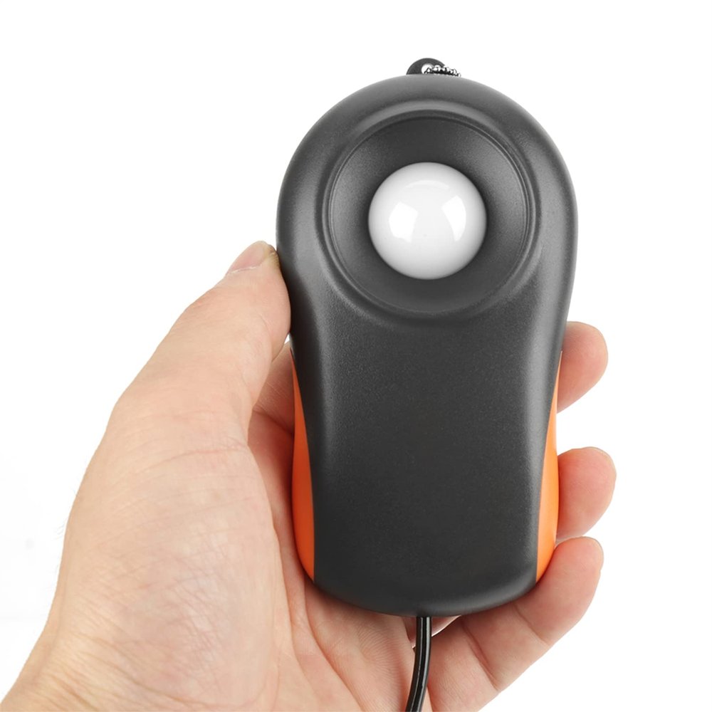 Yctze LX1010BS Digital Luxmeter - Accurate Light Meter for Environmental Testing with 3 1/2 Digits LCD Display, Ideal for Factories, Offices, Laboratories, and More