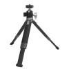 Camera Tripod Stand with 1/4 Inch Screw and Cold Shoe Port, Extendable Aluminum Alloy, 360 Degree Rotation - Stable Load Bearing, Adjustable Telescopic, Ideal for Smartphone view 2