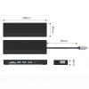 JINPIAOPIAO 7 Port USB C Adapter with 4K30hz Multimedia Port Gigabit Ethernet and PD100W Charging 2xUSB3.0 Docking Station view 4