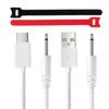 2-Pack 2.5mm Pin DC Replacement Cord for Massager/Toothbrush, 2 Cable Ties view 1