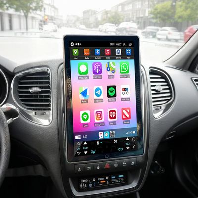 2+32G Double Din Radio Rotated Stereo for 2011 2012 Dodge Durango with Wireless Carplay & Android Auto,10 Inch Car Audio Receiver GPS Navigation Unit with Bluetooth Head Unit WiFi SWC