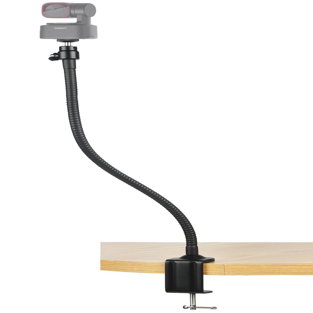 AceTaken 25'' Webcam-Stand Clamp Mount Holder Compatible with OBSBOT Tiny 3/Tiny 3 Lite/Tiny-2 Lite/Tiny 2/ Tiny SE/Meet 2/Meet SE/Meet Tair Ari Webcams