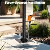 15FT Gen 3 Starlink Pole Mount, Starlink Mount with Pipe Adapter, Starlink Ground Pole Mounting Kit view 4