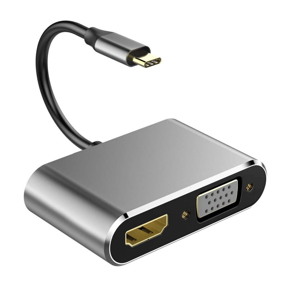 JINPIAOPIAO 2/4 in 1 USB C Docking Station Two 4K 60Hz 30Hz Adapter with USB3.0 Hubs for Laptop