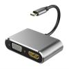JINPIAOPIAO 2/4 in 1 USB C Docking Station Two 4K 60Hz 30Hz Adapter with USB3.0 Hubs for Laptop view 3