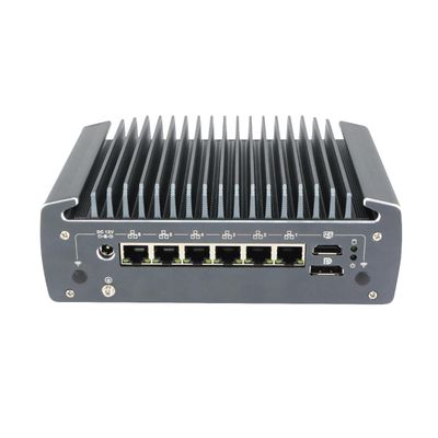 Micro Firewall Appliance, Mini PC,OPNsense, VPN, Router PC, I5 10210U 10310U, RX10, 6 x Intel 2.5GbE I226-V, HDMI, DP, COM, SIM Slot, TPM2.0, 8G RAM, 64G SSD