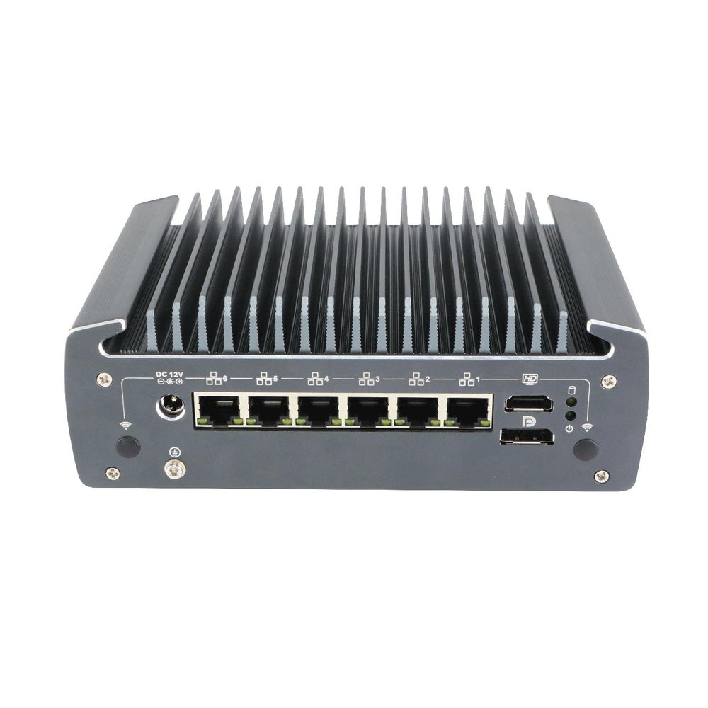 Micro Firewall Appliance, Mini PC,OPNsense, VPN, Router PC, I5 10210U 10310U, RX10, 6 x Intel 2.5GbE I226-V, HDMI, DP, COM, SIM Slot, TPM2.0, 8G RAM, 64G SSD