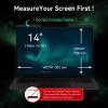 Mao Yeye Magnetic Laptop Privacy Screen 14 Inch 16:10 Aspect Ratio Anti-Glare Blue Light Monitor Protector,Removable 14in Film for Lenovo HP Dell Acer Asus Thinkpad Envy Xps view 2