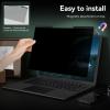 Mao Yeye Magnetic Laptop Privacy Screen 14 Inch 16:10 Aspect Ratio Anti-Glare Blue Light Monitor Protector,Removable 14in Film for Lenovo HP Dell Acer Asus Thinkpad Envy Xps view 4