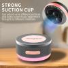 Okjew Bone Conduction Bluetooth Speaker with Colorful LED Breathing Lights, Portable Surface-Vibration Speaker, 360 Surround Sound for Home, Outdoor & Party view 4