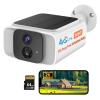 4G LTE Solar Cellular Security Camera Outdoor Wireless, No WiFi Security Camera, 365-Day Free Unlimited Data, PIR Motion Sensor, 2K Color Night Vision, 2 Way Talk, Built-in SIM & 64GB SD Card Included view 1