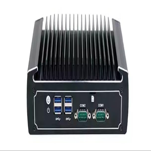 HKUXZR 10th Gen Mini Host,Fanless Industrial Control Computer,I3 10110U,2 Cores and 4 Threads, 2*Intel i211-AT 1000M Ethernet,Support 1*DDR4,1*DP,1*HDM,2*COM(RS232/485) (NO RAM NO SSD)