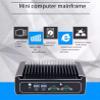 HKUXZR 10th Gen Mini Host,Fanless Industrial Control Computer,I3 10110U,2 Cores and 4 Threads, 2*Intel i211-AT 1000M Ethernet,Support 1*DDR4,1*DP,1*HDM,2*COM(RS232/485) (NO RAM NO SSD) view 4